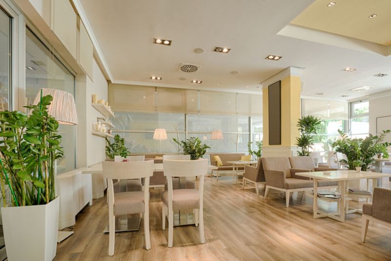 44964908 - interior of a beautiful bright cafe