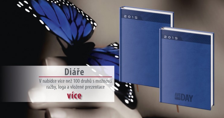 Diáře i kalendáře s příběhem vaší firmy! Buďte jiní!