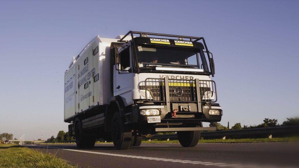 Kärcher na Dakaru 2019 představil mobilní čisticí stanici