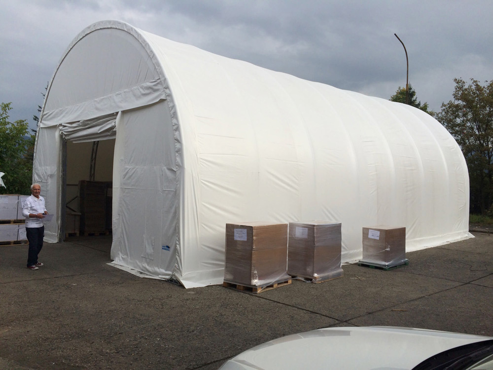 Plachtové haly MOBIDOCK