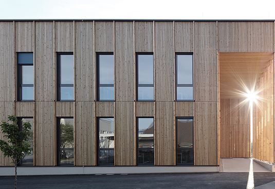 Kancelářská a laboratorní univerzitní budova IFA Tulln zcela ze dřeva
