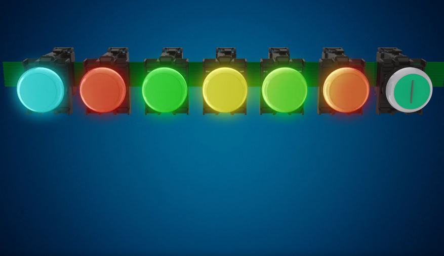 Nabídka společnosti Eaton se začíná vybarvovat díky flexibilní škále signalizačních prvků s novými vícebarevnými LED signálkami (MCI)