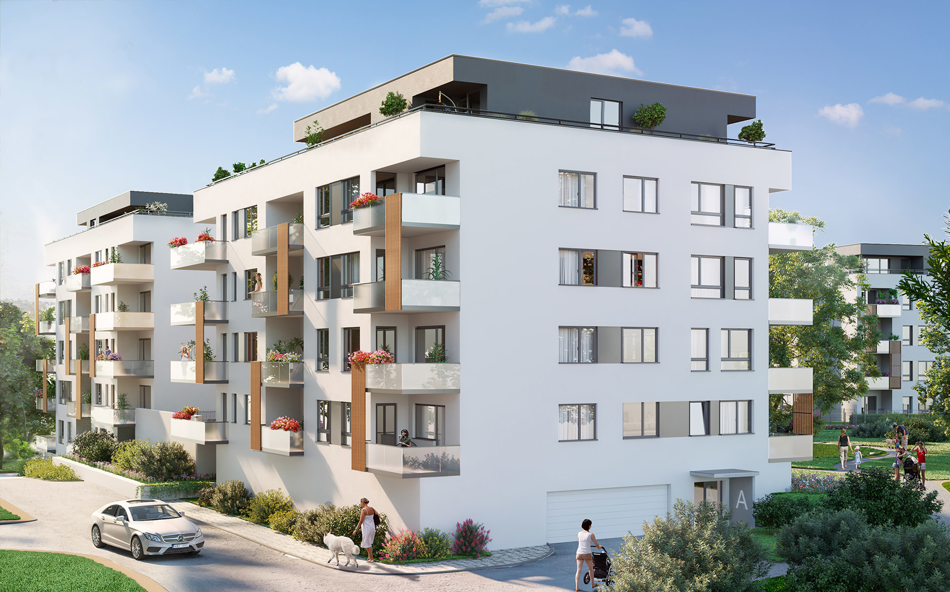 Novostavby Malešice nabízejí exkluzivní byty v přírodě a pár minut od centra