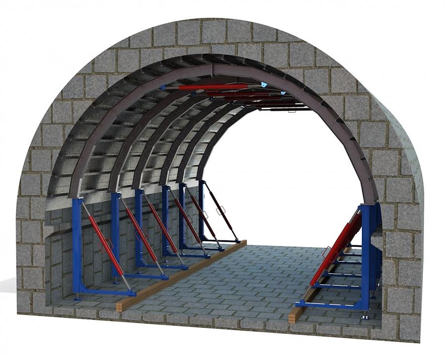 Bednění pro tunelové stavby