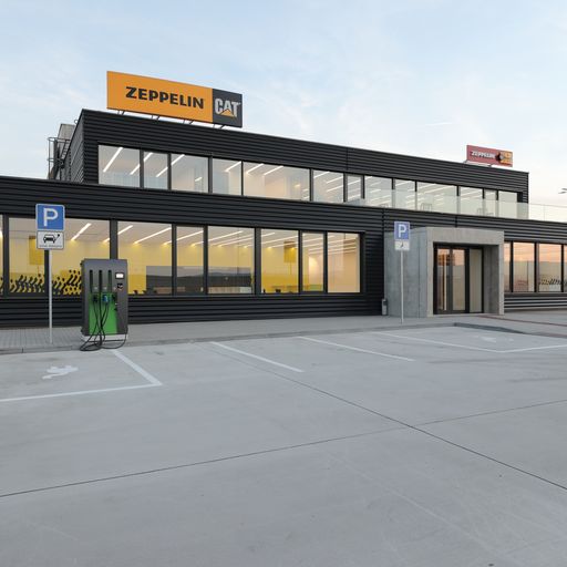 Provozní areál, který se chlubí známkou energetické soběstačnosti a CO2 neutralitou