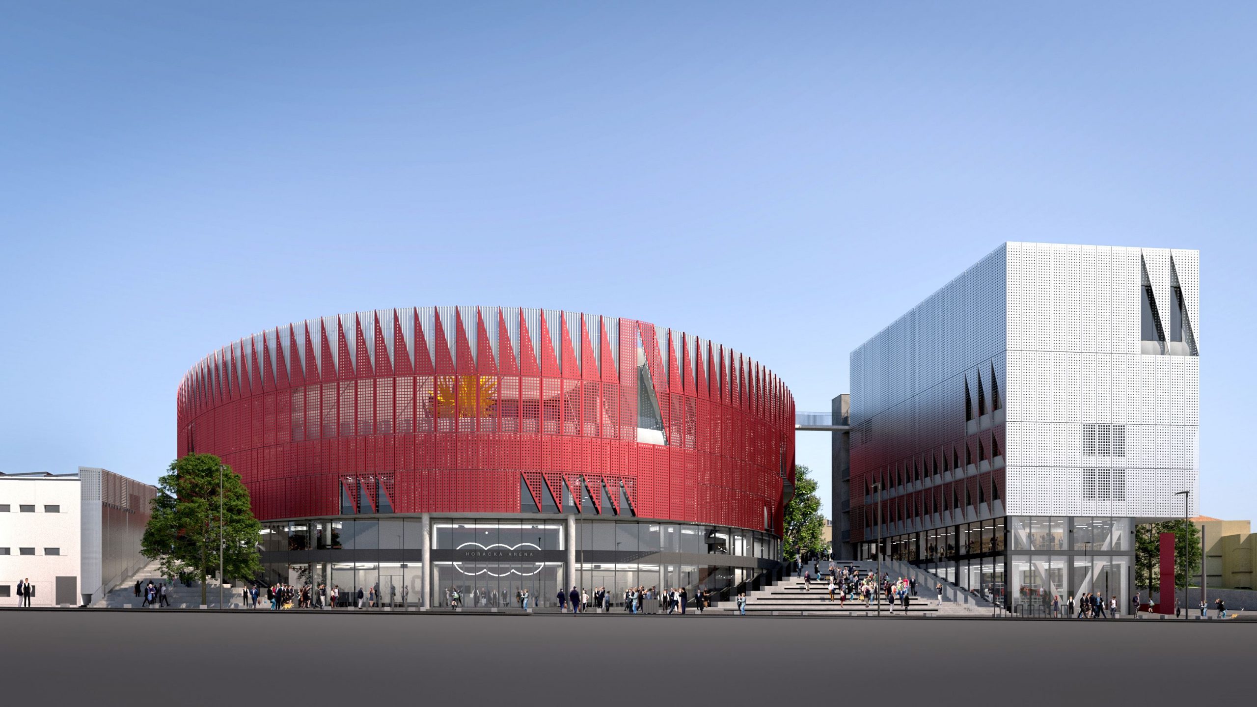 V Jihlavě se buduje nová Horácká multifunkční aréna