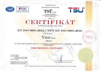 Chcete získat certifikát ISO? Obraťte se na zkušenou firmu, která vám pomůže